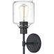 Asheville 1 Light 6.5 inch Matte Black Bathroom Wall Sconce Wall Light